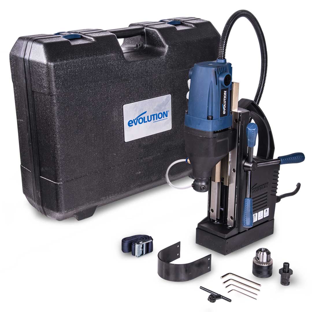 Masina de gaurit cu baza magnetica Evolution S28MAG 28mm 1200W
