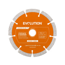 Disc diamantat Evolution Endurance de 150 mm pentru masina compacta de taiat beton, alezaj de 22,2 mm