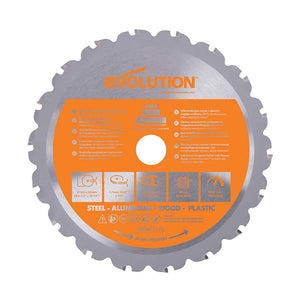 Panza circular pentru taiat multi-materiale, pentru fierastraie circulare Evolution 165mm, Ø165 x 20 mm, 18 de dinti vidia TCT