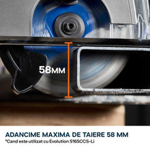 Panza circular pentru taiat otel, pentru fierastraie circulare Evolution 165mm, Ø165 x 20 mm, 40 de dinti TCT