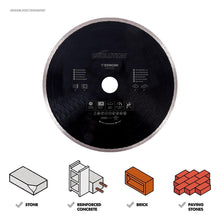 Disc diamantat, pentru fierastraie circulare Evolution 210mm, Ø210 x 25.4 mm