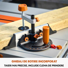 Desigilat - Fierastrau circular cu masa Evolution R255TBL+ cu disc de taiere multi-materiale de 255mm, 1800W