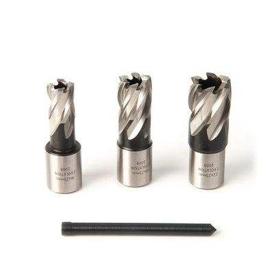 Set 3 freze 14mm 18mm 22mm, lungime 25mm + ax centrare Evolution