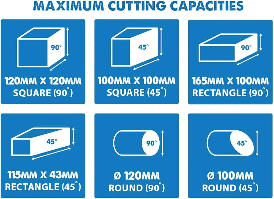 Pachet fierastrau circular stationar debitator de metal Evolution S355MCS cu disc de taiere de 355mm 2200W + suport
