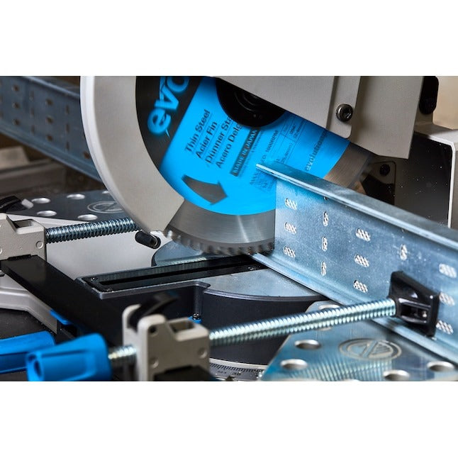 Panza circular pentru taiat otel subtire, pentru fierastraie circulare stationare Evolution 255mm, Ø255 x 25.4 mm, 70 de dinti TCT