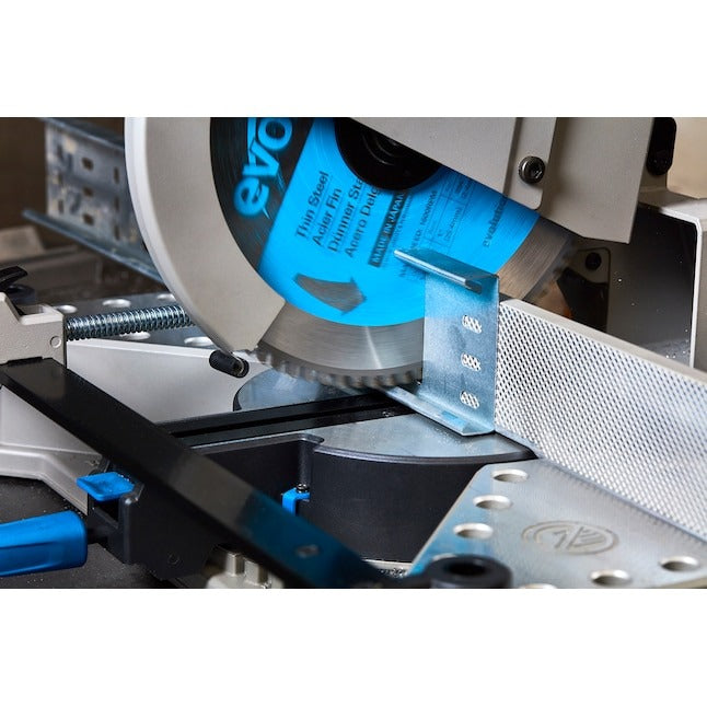 Panza circular pentru taiat otel subtire, pentru fierastraie circulare stationare Evolution 255mm, Ø255 x 25.4 mm, 70 de dinti TCT