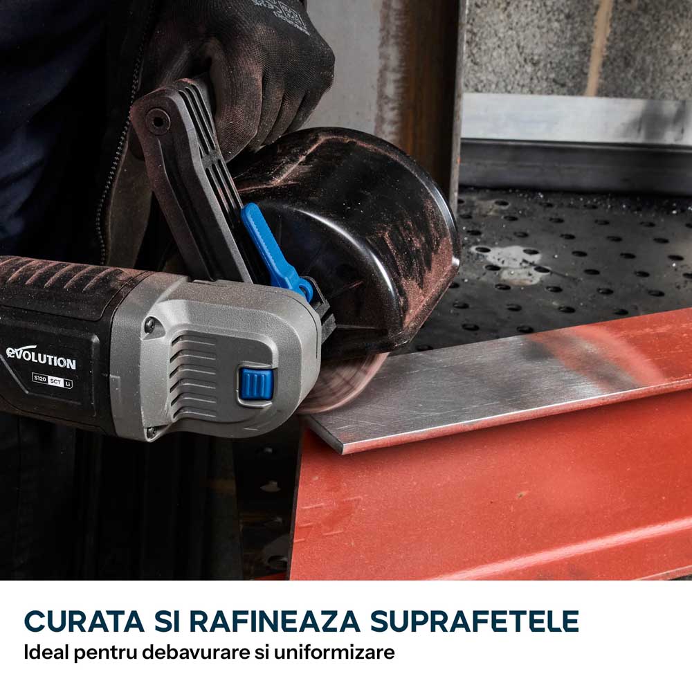 Rola abraziva intercalata P80 Evolution pentru masini de satinat, 120 x 100m