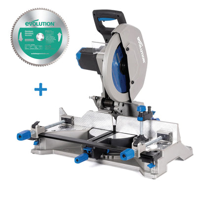 Pachet fierastrau debitator metal Evolution S355MCS 355mm cu disc otel + disc aluminiu