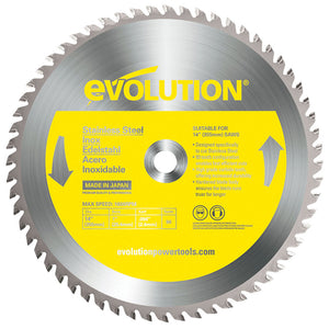 Panza circular pentru taiat otel inoxidabil, pentru fierastraie circulare Evolution 355mm, Ø355 x 25.4 mm, 90 de dinti vidia TCT