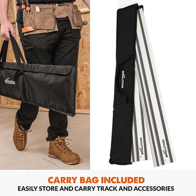 Sina de ghidare universala Evolution ST2800-G2 1400mm, pentru fierastraie (x2 sine cu conectori si cleme)