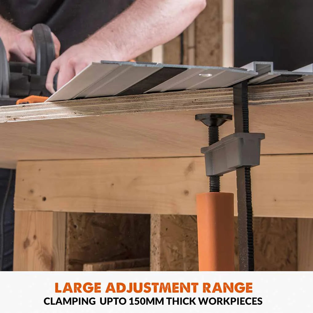 Sina de ghidare universala Evolution ST2800-G2 1400mm, pentru fierastraie (x2 sine cu conectori si cleme)