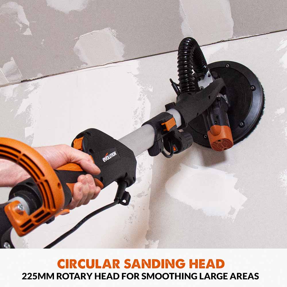 Slefuitor pereti si tavane Evolution R225DWS-T cu brat telescopic