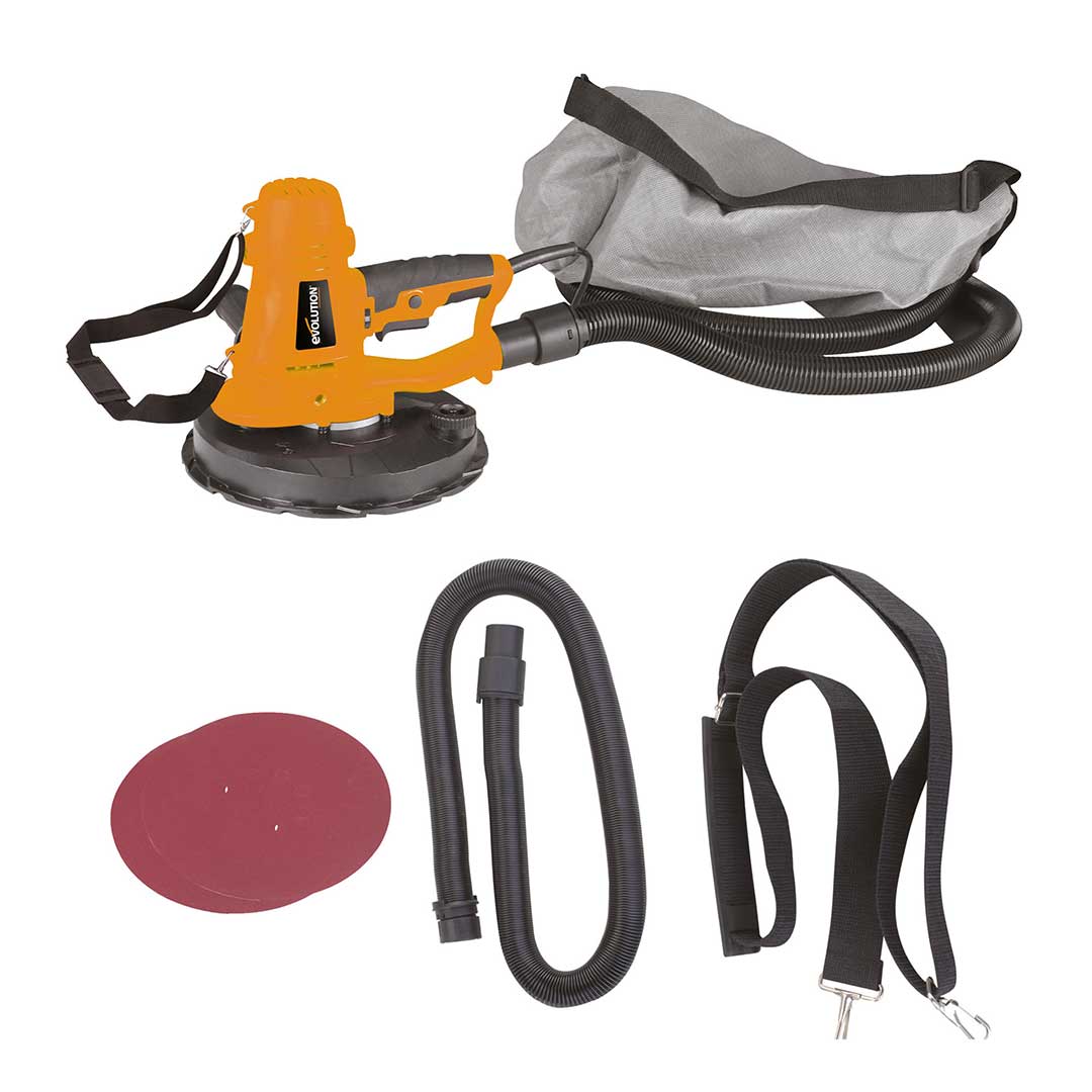 Masina de slefuit rotativa pentru gips carton 1050W 2300rpm Evolution EB225DWSHH
