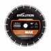 Disc Premium diamantat segmentat EVOMAX 350mm Premium, Ultra-Subtire, Ø350 x 22.2 mm