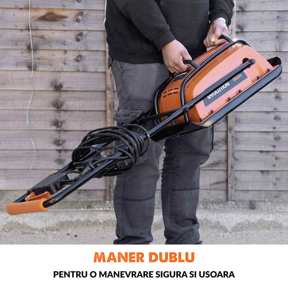 Desigilat - Placa compactoare de sol electrica, 2860rpm 130W 5kN, Evolution Hulk Electro H320-E