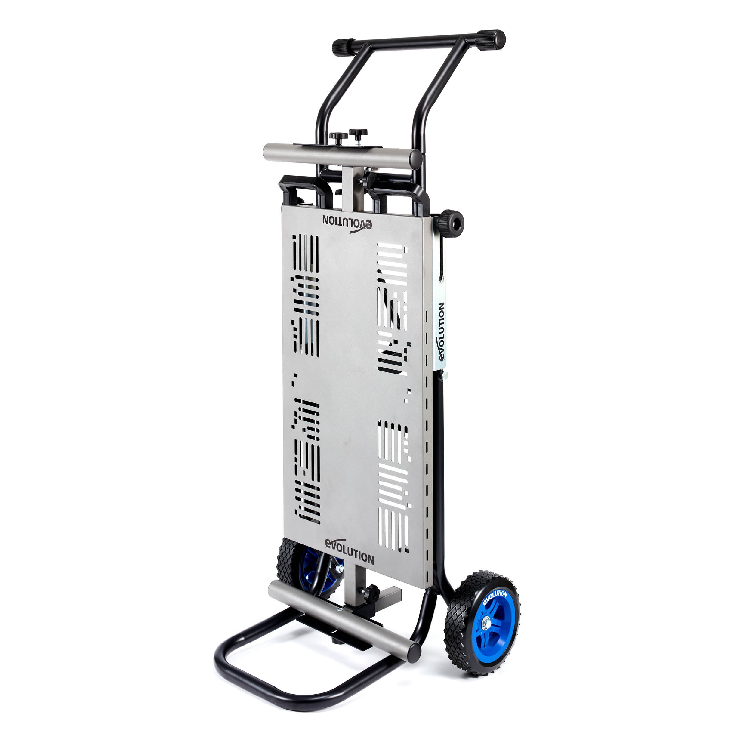 Pachet fierastrau circular stationar debitator de metal Evolution S355MCS cu disc de taiere de 355mm 2200W + suport