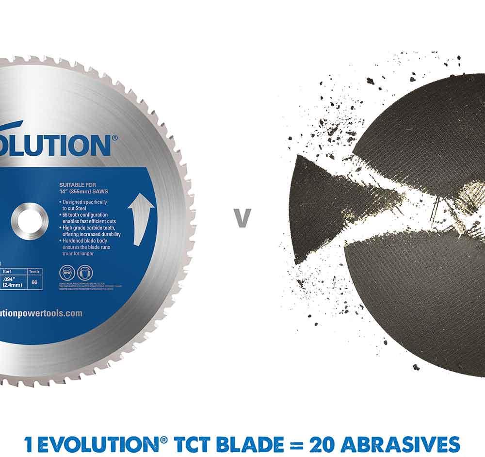 Panza circular pentru taiat otel, pentru fierastraie circulare Evolution 230mm, Ø230 x 25.4 mm, 48 de dinti TCT