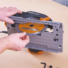 Fierastrau circular de mana, 1600 W, 3900 RPM, Evolution R185CCSX+ cu disc multi-materiale 185 mm + geanta