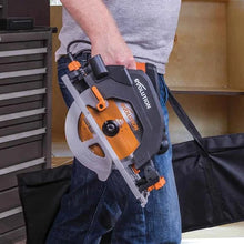 Fierastrau circular de mana, 1600 W, 3900 RPM, Evolution R185CCSX+ cu disc multi-materiale 185 mm + geanta