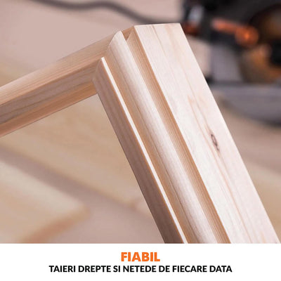 Desigilat - Fierastrau circular de mana, 1600 W, 3900 RPM, Evolution R185CCS cu disc multi-material 185 mm