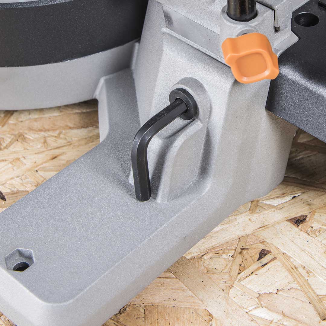 Fierastrau circular stationar multifunctional cu acumulator Evolution R185SMS-Li 18V Li-Ion EXT 185mm, 850W