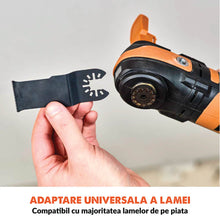 Unealta multifunctionala oscilanta Evolution R18MLT-Li 18V Li-Ion EXT cu acumulator si incarcator