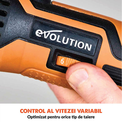 Unealta multifunctionala oscilanta Evolution R18MLT-Li 18V Li-Ion EXT cu acumulator si incarcator