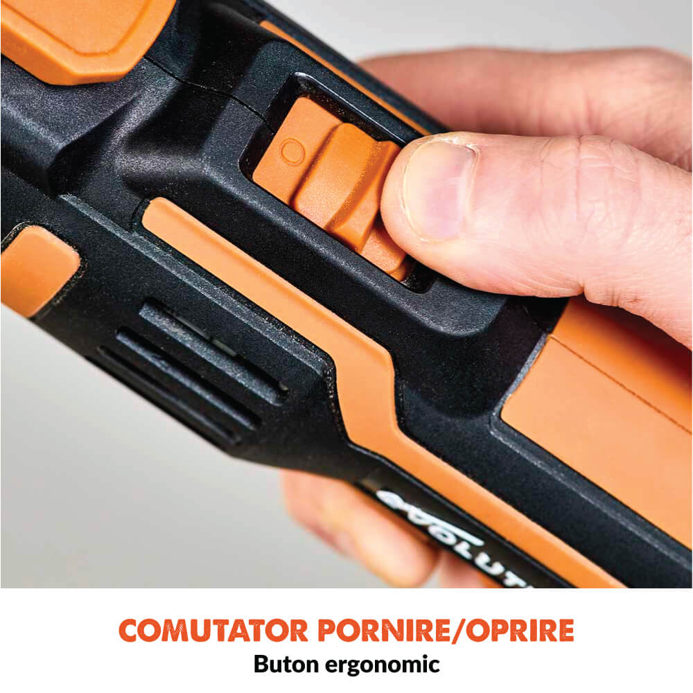 Unealta multifunctionala oscilanta Evolution R18MLT-Li 18V Li-Ion EXT cu acumulator si incarcator