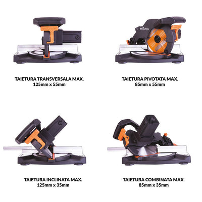 Fierastrau circular stationar multifunctional Evolution R210CMS 210mm 1200W