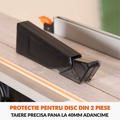 Fierastrau circular combinat cu masa Evolution R210MTS-G2 cu disc de taiere multi-materiale de 210mm, 1500W