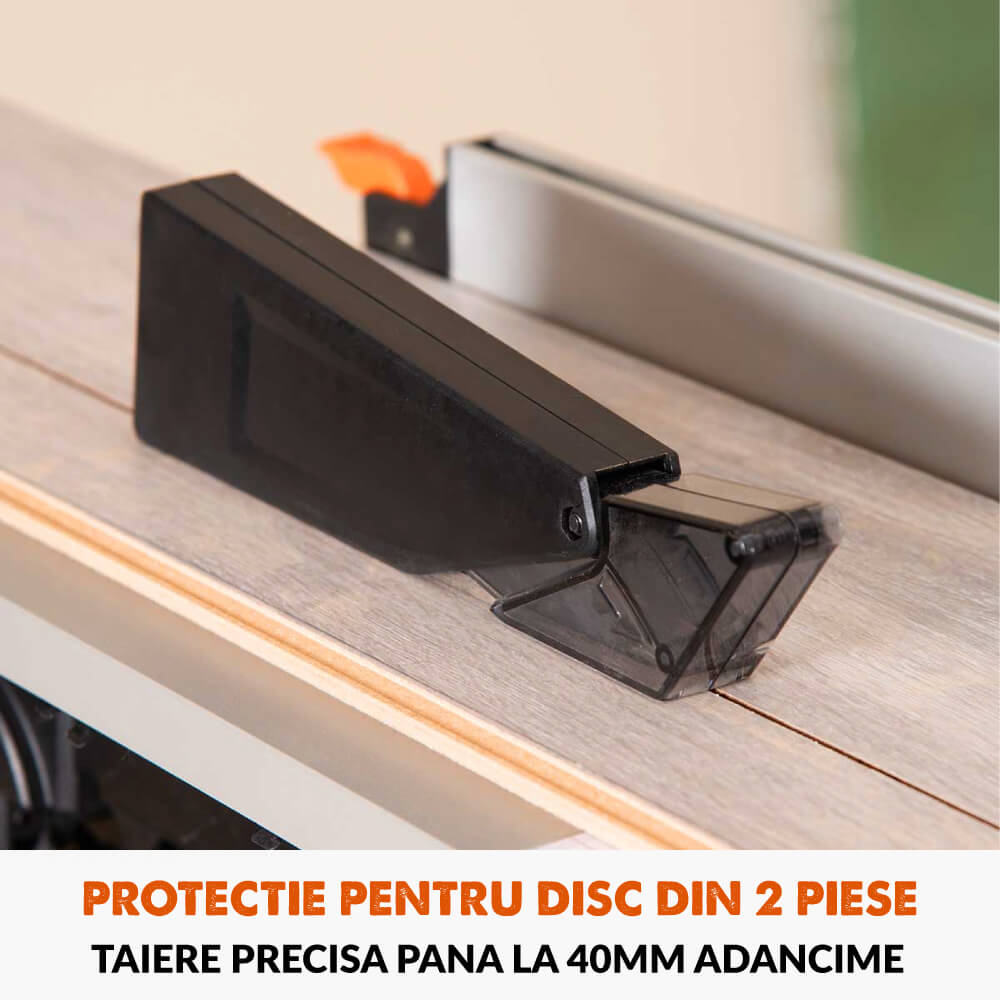 Fierastrau circular combinat cu masa Evolution R210MTS-G2 cu disc de taiere multi-materiale de 210mm, 1500W