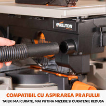 Fierastrau circular combinat cu masa Evolution R210MTS-G2 cu disc de taiere multi-materiale de 210mm, 1500W