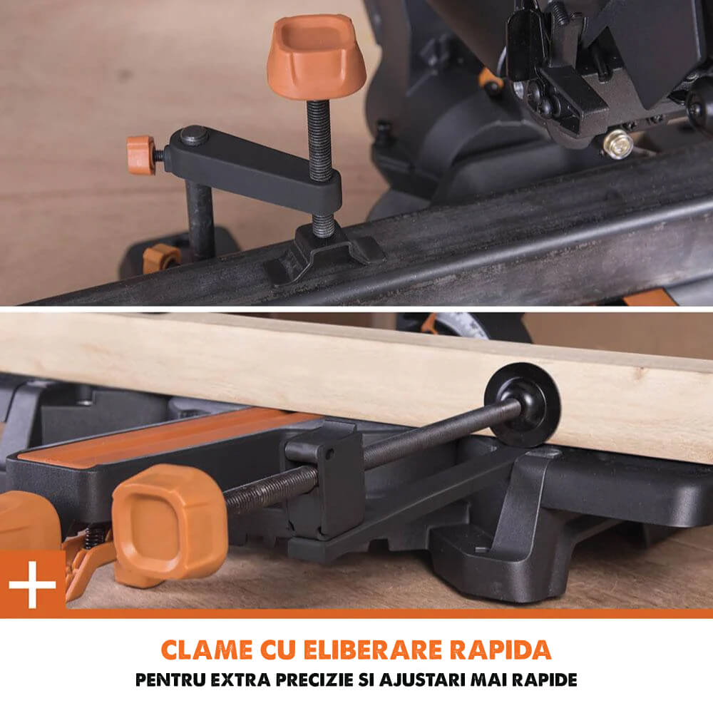 Desigilat - Fierastrau circular stationar multifunctional Evolution R210SMS+ 210mm 1500W