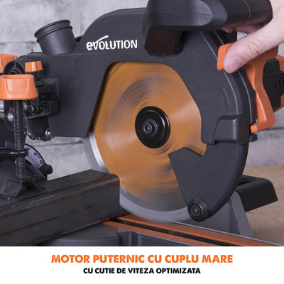 Desigilat - Fierastrau circular stationar multifunctional Evolution R210SMS+ 210mm 1500W