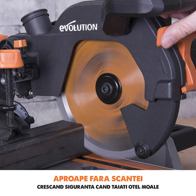 Desigilat - Fierastrau circular stationar multifunctional Evolution R210SMS+ 210mm 1500W