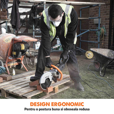 Masina de taiat beton Evolution R230DCTX 230mm 2000W (fara disc)