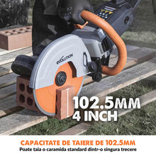 Masina pentru taiat beton, zidarie si piatra 2000W Evolution R255DCT cu disc diamantat de 255mm