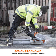 Masina pentru taiat beton, zidarie si piatra 2000W Evolution R255DCT cu disc diamantat de 255mm