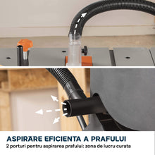 Fierastrau circular cu masa Evolution R255MTS cu disc de taiere multi-materiale de 255mm 1500W