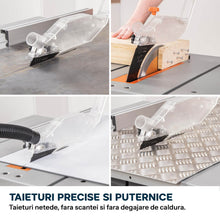 Fierastrau circular cu masa Evolution R255MTS cu disc de taiere multi-materiale de 255mm 1500W