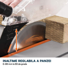 Fierastrau circular cu masa Evolution R255MTS cu disc de taiere multi-materiale de 255mm 1500W