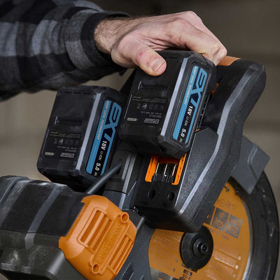 Fierastrau circular stationar multifunctional cu acumulatori, inclinare in ambele sensuri Evolution R255SMS-DB-Li 36V 255mm