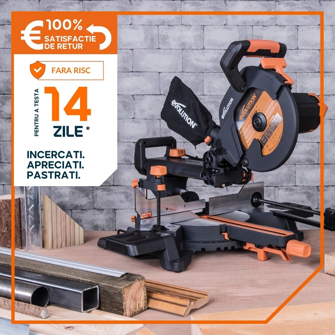 Fierastrau circular stationar multifunctional Evolution R255SMS+ 255mm 2000W