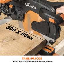 Pachet fierastrau circular stationar multifunctional Evolution R255SMS+ 255mm + stand XL