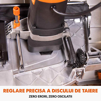 Fierastrau circular cu masa Evolution R255TBL cu disc de taiere multi-materialea de 255mm, 1650W