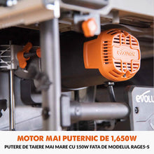 Fierastrau circular cu masa Evolution R255TBL cu disc de taiere multi-materialea de 255mm, 1650W