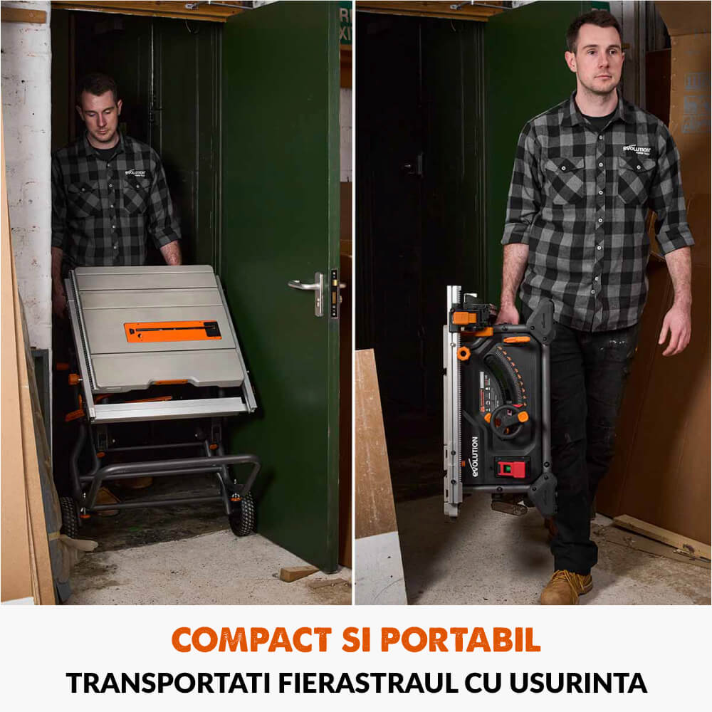 Cadru metalic pe roti Evolution pentru fierastraul de masa R255TBL / R255TBL+