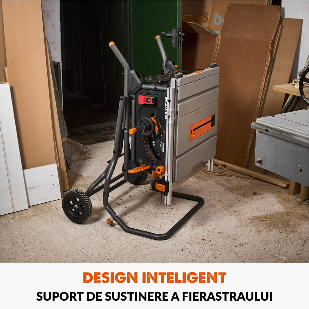 Cadru metalic pe roti Evolution pentru fierastraul de masa R255TBL / R255TBL+
