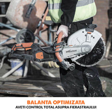 Masina pentru taiat beton, zidarie si piatra Evolution R300DCT 2400W cu disc diamantat de 300mm