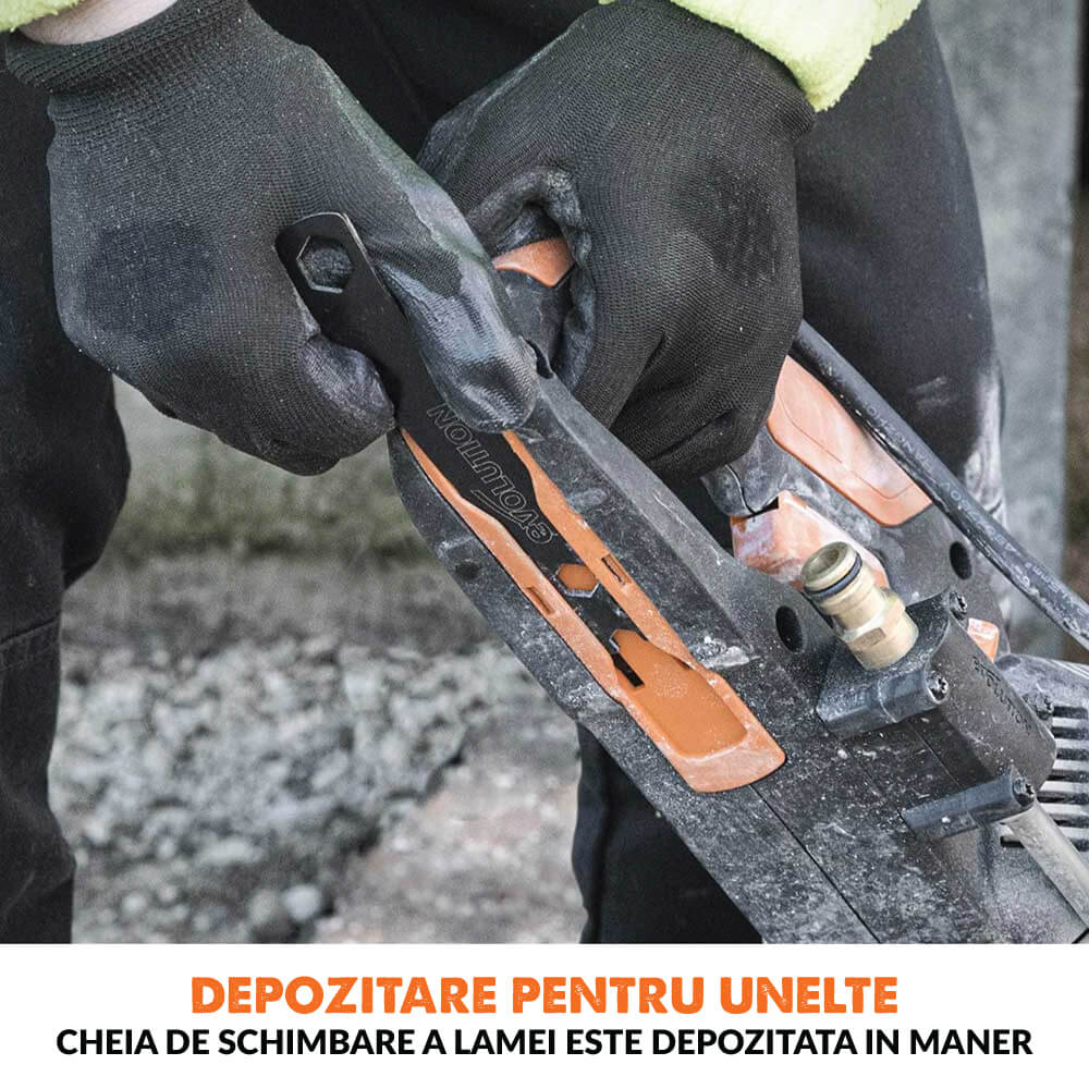 Masina pentru taiat beton, zidarie si piatra Evolution R300DCT 2400W cu disc diamantat de 300mm
